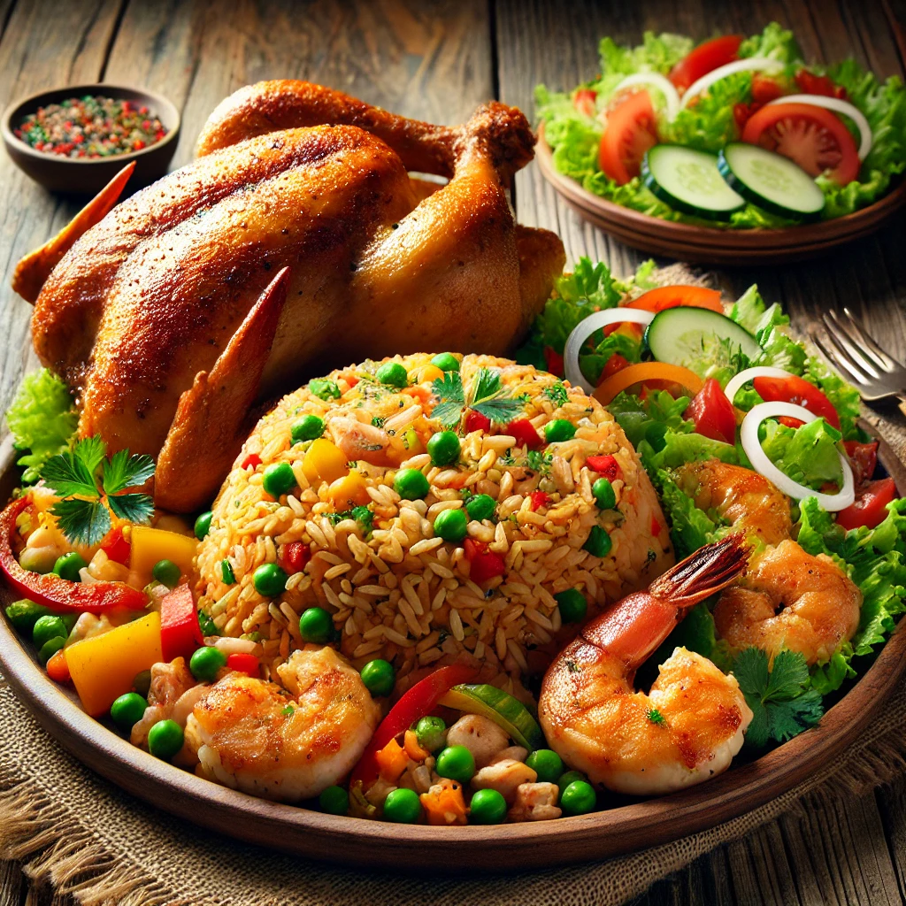 Mixed Friend Rice Caribbean Mixed Fried Rice